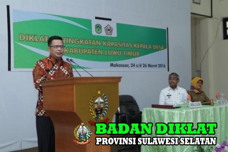 SAMBUTAN KEPALA BADAN DIKLAT PROV. SULSEL